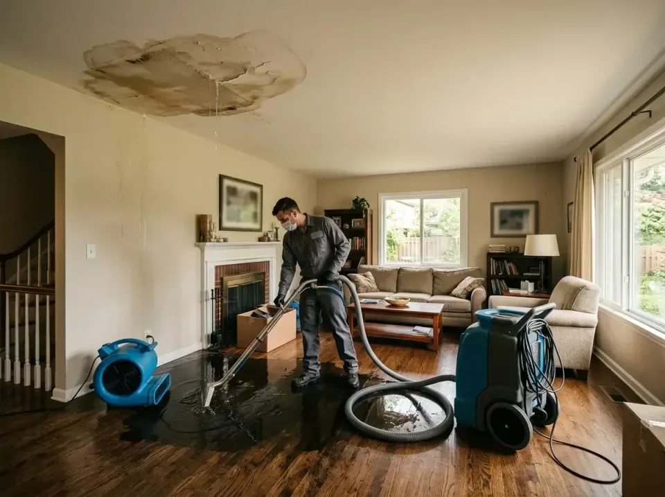 attic-pipe-burst-ceiling-drip-008 — frequently asked questions, Water Damage Restoration & Carpet Care in Dousman, WI